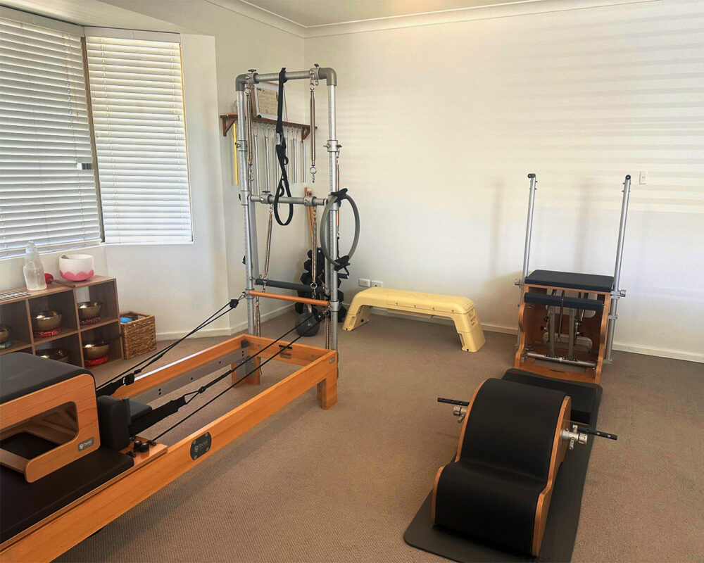 Pilates training equipment