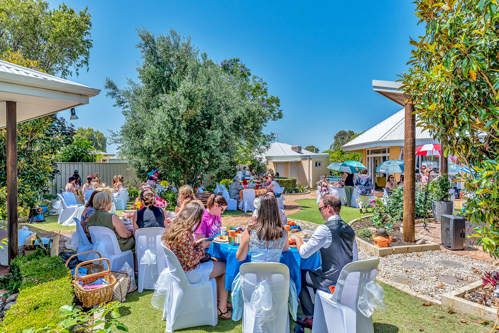 Outdoor gathering at Sarah's Circle Venue Hire